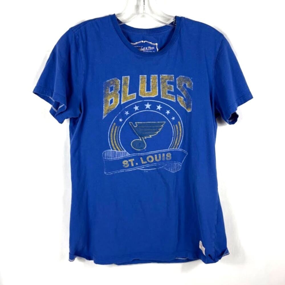 St. Louis Blues Womens L Mitchell & Ness T-Shirt NHL